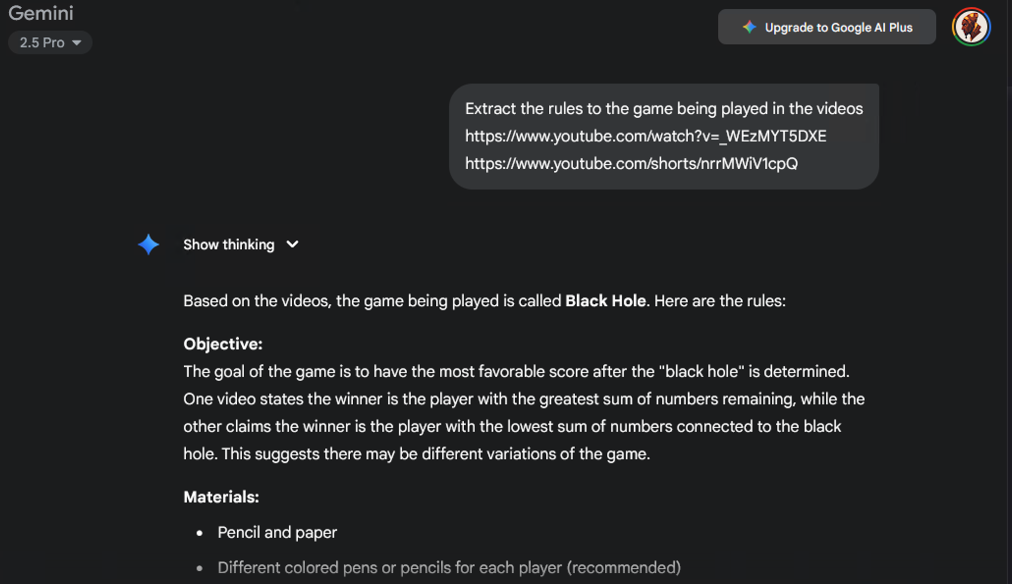 AI extracting rules from video